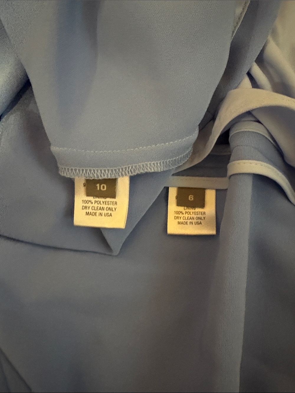 Lela Rose Powder Blue Blazer/Tank Set Blazer SZ 6 Tank SZ 10 EUC - Picture 4 of 5
